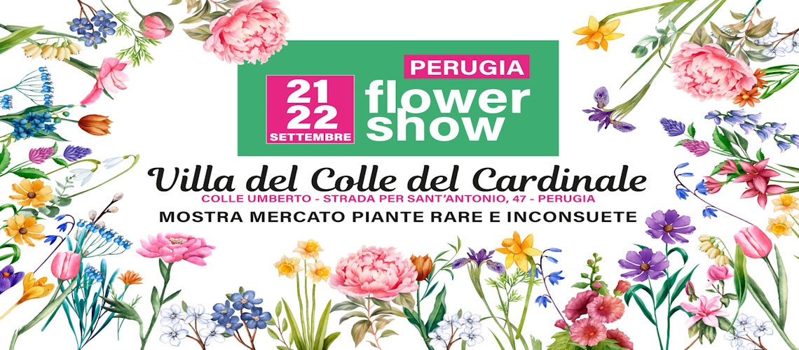 Perugia Flower show playbill